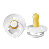 BIBS Natural Rubber Pacifier 2 PK (Size 1) -0-6 mo