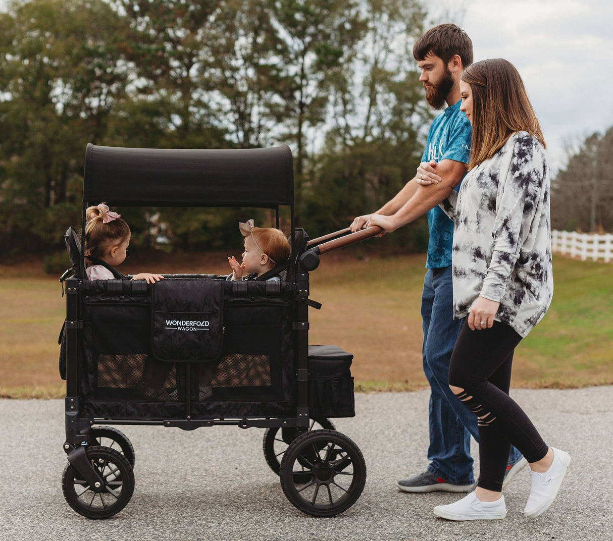 WonderFold W2 Luxe All Terrain Stroller Wagon (2 seat) | In store exclusive