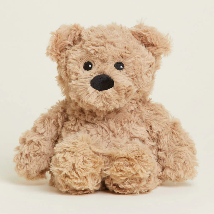 Brown Curly Bear Warmies Junior  (9in)