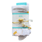 Southern Magnolia Gift Bundle: Bamboo Muslin Swaddle Blanket and Bib